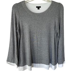 J. jill Crewneck shirt sweater size M/P